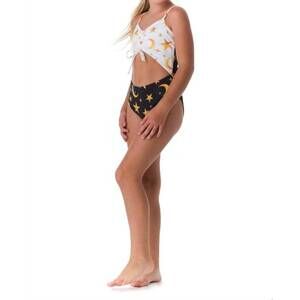 NEW SUBMARINE girls' peek a boo one piece in moonlight navy